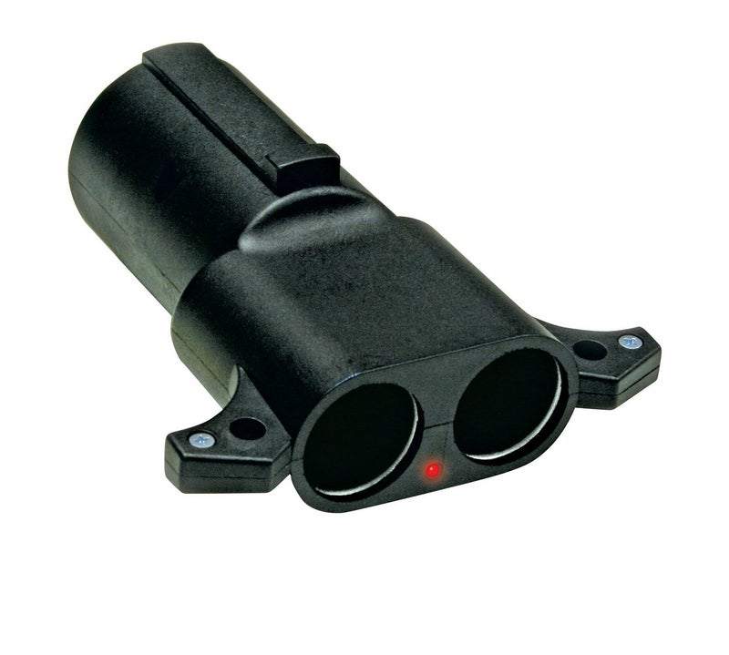 Reese Towpower 74681 Dual Port 12 Volt Power Adapter - Image 1